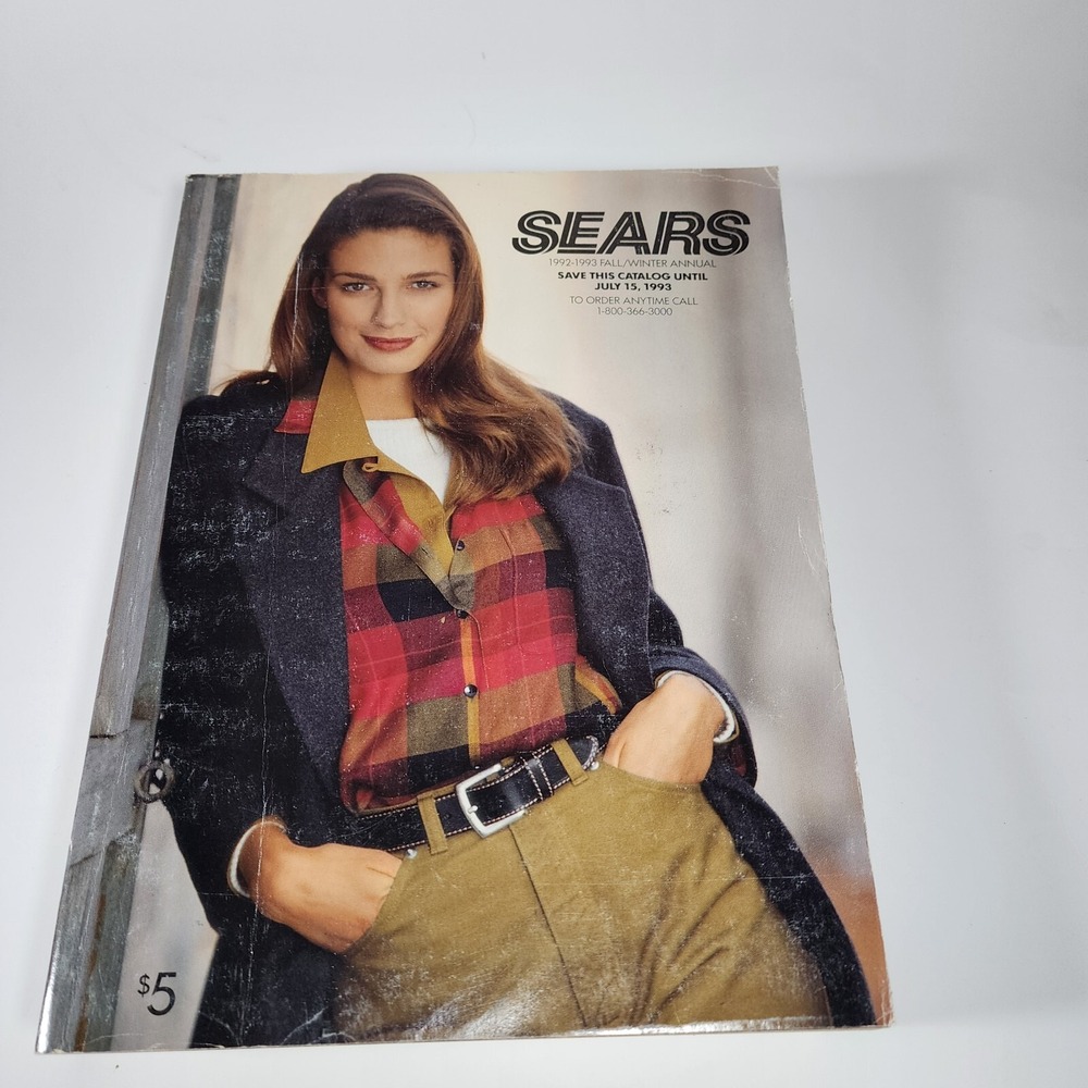 1992 - 1993‎ Sears Winter Catalog 1642 Pages of Memories VGUC